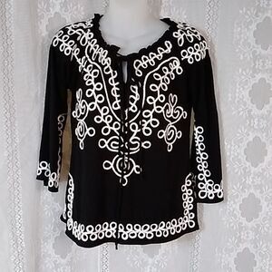 Lauren Michelle London Milan New York Paris Women's Blouses Size M